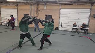 Scioto Open 2024  Alex Beaudet vs Jon Rose Div B Longsword [upl. by Obie620]