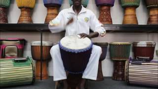 Drumskull Drums amp Ibou Ngom  Ivory Coast Iroko Djembe [upl. by Tybalt]