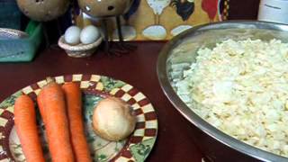 How to make Freezer Cole Slaw [upl. by Yesiad419]