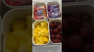 Fruity Snack Box 🍏🍇 asmr snackbox candy restock satisfying fruit viral shorts fyp snacks [upl. by Eirallih]