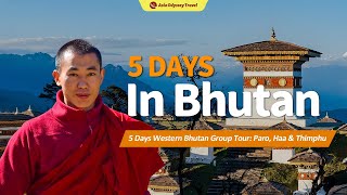 How to Plan a Trip to Bhutan 5 Days Western Bhutan Tour  Travel Itinerary [upl. by Grous]