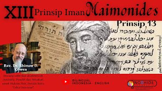 Noahide Indonesia Online Shiur with HaRav SD Cowen  RAMBAM Principle 13 [upl. by Llerej]