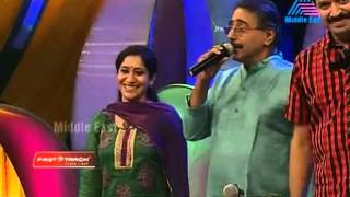 Singer Sujatha Mohan and her husband Mohan singing live [upl. by Yerg704]