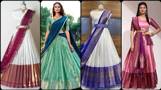 Traditional Pattu lehenga designsLatest Pattu Saree collection Raisaoutfits pattusarees [upl. by Innis]