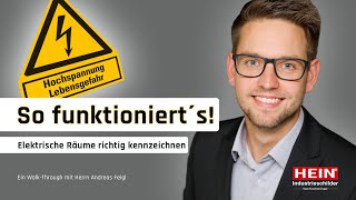 SO FUNKTIONIERT´S ⚠️ – Tipps vom Profi  Elektrische Betriebsräume sicher kennzeichnen [upl. by Zilevi223]