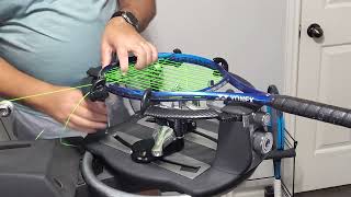 2020 Yonex Ezone 98 step by step stringing instructions [upl. by Schwitzer]