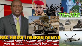 BBC HAUSA LABARAN DUNIYA Na DARE Dumi dumi Artabun sojojin burkina 🇸🇳 da yan bindiga [upl. by Olpe]