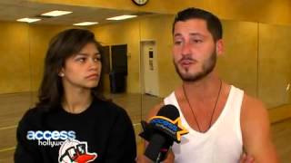 Zendaya amp Val Chmerkovskiy Discuss Their Dancing Strategy [upl. by Compte]