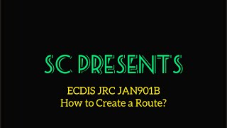 How to create a route ECDIS JRC JAN901B  Как создать маршрут в Экдис JRC JAN901B [upl. by Ispep399]