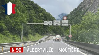 France F N90 Albertville  Moûtiers [upl. by Lanza]