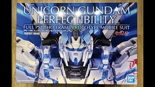 Unboxing ASMR  PG Unicorn Gundam Perfectibility [upl. by Schlosser294]