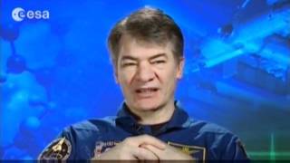 Back on Earth Paolo Nespoli talks to the media from Houston [upl. by Nwahsad677]