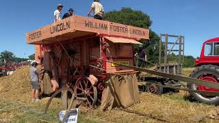 Threshing machine in action at Rural Pastimes 2024 [upl. by Quick]