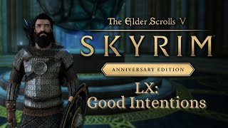 Lets Play Skyrim as Dragonborn 60 Good Intentions [upl. by Ahseinek377]