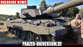 Deutsche Waffentechnik im Kampfpanzer quotChallenger 3quot  Thales zeigt Microwellen Abwehrsystem [upl. by Brigg]