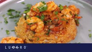 Cómo Preparar Un Arroz Con Camarón Jorge Velasco  Lucero Vílchez Cocina [upl. by Enytsuj]