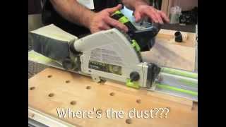 A demo of the Festool TSC55 dustfree cordless track saw [upl. by Aima928]