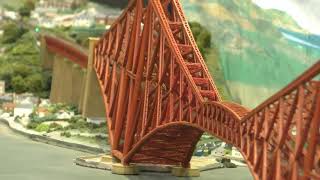 Forth Bridge T gauge model railway [upl. by Iegres]