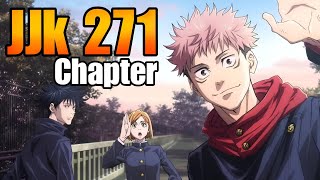 Jujutsu Kaisen Chapter 271 spoilers Realeas Date jjk anime jujutsukaisen [upl. by Eoj411]