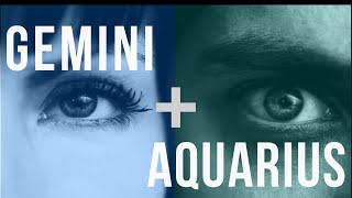 Gemini amp Aquarius Love Compatibility [upl. by Elem361]