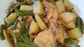 Ginisang sitaw at sayote  Budget Friendly recipe [upl. by Sessilu]