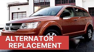 How to Replace the Alternator on a 2014 Dodge Journey Alternator Replacement [upl. by Elyrrad217]