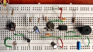 Shadow Detector Alarm Using 555 Timer [upl. by Gary249]