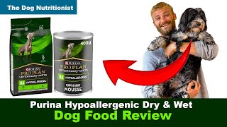 Purina Hypoallergenic Dry amp Wet Dog Food Review  The Dog Nutritionist [upl. by Sinnal]