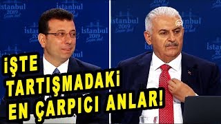 15 Dakikada Ekrem İmamoğlu Binali Yıldırım Canlı Yayın Performansı En Çarpıcı Anlar [upl. by Annail492]