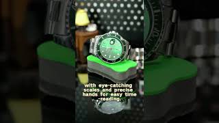 Mustsee Greendial watch silver band durable fits all outfits watchcollection cool watches [upl. by Suivart]