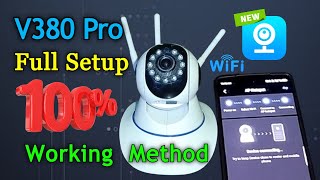 V380 Pro IP Camera Full Setup Configuration  Reset Wifi Password  Change Language  Flip Camera [upl. by Libbey]