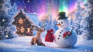 Peaceful Instrumental Christmas Music 🎁 Relaxing Christmas music quotSnowy Christmas Nightquot [upl. by Naesyar]