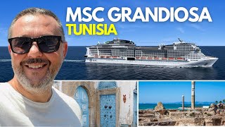 MSC GRANDIOSA 🇹🇳 TUNISIA VISITIAMO TUNISI la CAPITALE Vacanze in Crociera MSC [upl. by Purdy578]