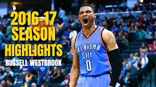 Russell Westbrook 201617 TripleDouble season Highlights [upl. by Eiramanit36]