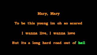 Marilyn Manson  Long Hard Road Out of Hell karaoke version [upl. by Narrad]