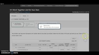 95 Work Together  Part 1 Accounting I [upl. by Keese]