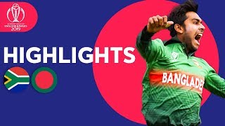 Tigers Win In Thriller  South Africa vs Bangladesh  Match Highlights  ICC Cricket World Cup 2019 [upl. by Pedaias617]