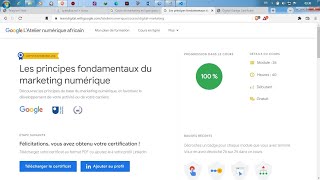 Les principes fondamentaux du marketing numérique  Formation professionnelle gratuite en ligne [upl. by Gabriella264]