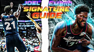 How to Play like JOEL EMBIID in 2k24 signature moves [upl. by Ielak974]