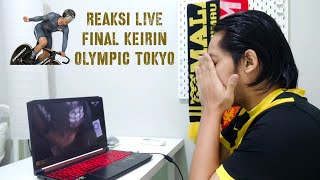 Reaksi  Azizulhasni Awang Final Keirin Olympics Tokyo  Tahniah Dapat Perak [upl. by Stroup63]