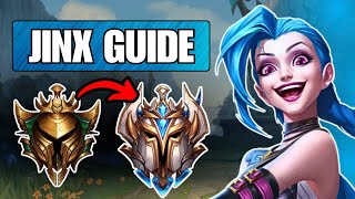 Wild Rift Jinx Guide  Beginner to Pro  Build Combos Pro Tips [upl. by Swen636]