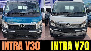 किस में समझदारी 2024 Tata INTRA V70 या INTRA V30Tata INTRA V70 and INTRA V30 Comparison Review [upl. by Akeenahs]