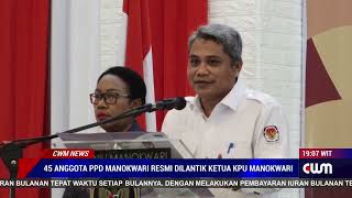 45 ANGGOTA PPD MANOKWARI RESMI DILANTIK KETUA KPU MANOKWARI [upl. by Yldarb]