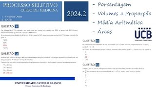 Vestibular de Medicina 20242  Universidade Castelo Branco  UCB ucbmedia [upl. by Etnahs]