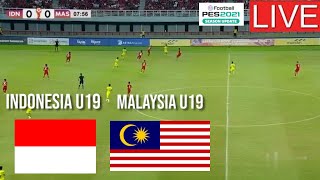 INDONESIA U19 VS MALAYSIA U19  SEMIFINAL  ASEAN U19 BOYS CHAMPIONSHIP  LIVE HARI INI [upl. by Taryn]