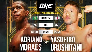 Adriano Moraes vs Yasuhiro Urushitani  Full Fight From The Archives [upl. by Airetnohs]