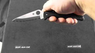 SC10SBK Spyderco Endura 4 Serrated [upl. by Guthry176]