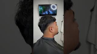 Mid Drop Fade in V barber fadebarber barbershop money [upl. by Oilegor]