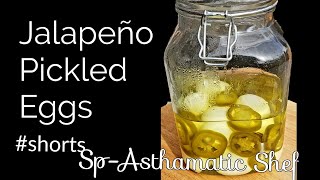 Jalapeño Pickled Eggs shorts [upl. by Cirederf134]