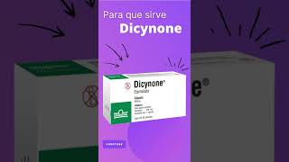 Dicynone para que sirve 💊  ForoTube [upl. by Aroved]